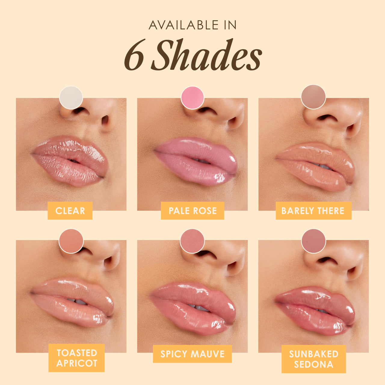 Grande Cosmetics GrandeLIPS Hydrating Lip Plumper Gloss - for Fuller-Looking, Hydrated Lips - Toasted Apricot (0.08 fl oz)