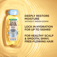 Thumbnail for Garnier Whole Blends Honey Water Moisture Restoring Shampoo, Hair Care for Dry Hair and Dry Scalp with Honey Nectar and Floral Water, 28 Fl Oz