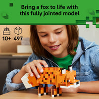 Thumbnail for LEGO Minecraft The Fox Building & Pretend Play Toy for Boys & Girls - Poseable Video Game Character for Kids, Ages 10+ - Room Decor for Gaming Fans - Gift Idea for Birthdays - 21588