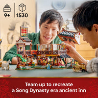 Thumbnail for LEGO Chinese Festivals Ancient Moon-Gazing Inn - Building Toy for Boys & Girls, Ages 9+ - Spring Festival Decorations & Craft Kit - 80121