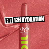 Thumbnail for NYX PROFESSIONAL MAKEUP Fat Oil Slick Click, Lightweight, Buildable, Pigmented Vegan Lip Balm - No Filter Needed