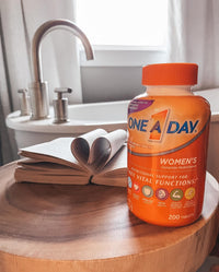 Thumbnail for One A Day Women’s Multivitamin, Supplement with Vitamin A, Vitamin C, Vitamin D, Vitamin E and Zinc for Immune Health Support, B12, Biotin, Calcium & More, Tablet, 100 count