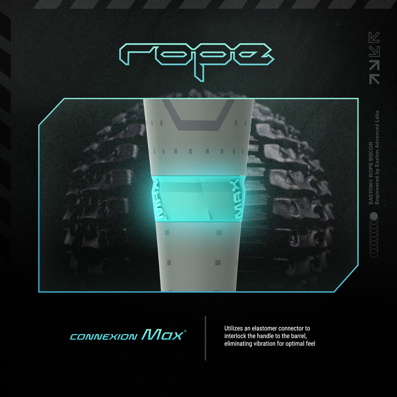 Easton | 2025 | Rope Baseball Bat | BBCOR | 2 5/8' Barrel | 30' | -3