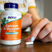Thumbnail for NOW Foods Supplements, Calcium D-Glucarate 500 mg, Detoxification Support*, 90 Veg Capsules