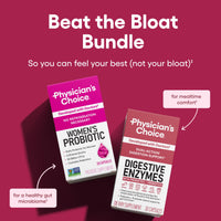 Thumbnail for Physician's CHOICE Women’s Starter Bundle: Women’s Probiotic 30ct + Digestive Enzymes 60ct