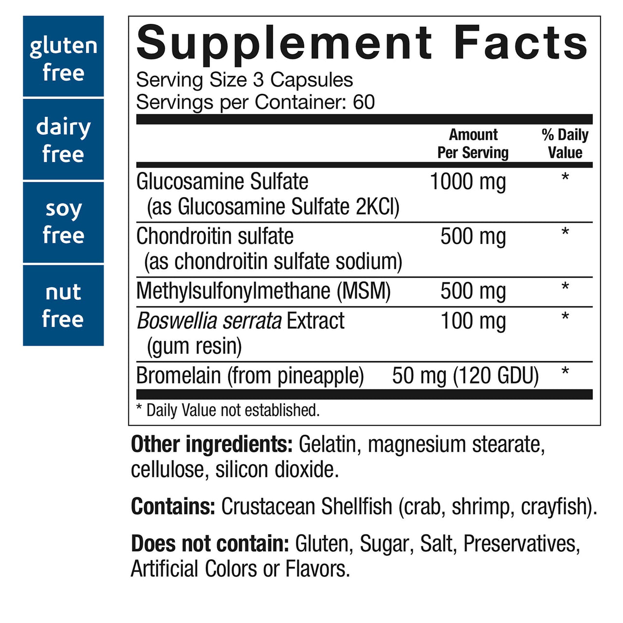 Active Joint for Joint Support with Glucosamine, 180 Capsules, 60 Servings by the Vitamin Shoppe