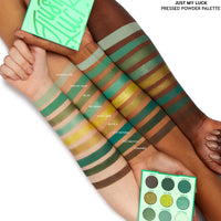 Thumbnail for ColourPop Just My Luck Green Eyeshadow Palette - Green & Neutral Eyeshadow Palette with Matte & Metallic Finishes - High-Pigment Eye Makeup with a Long-Wearing Formula (0.3 oz)