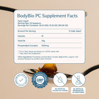 Thumbnail for BodyBio PC - Phosphatidylcholine for Brain Health, Mental Clarity, Cognitive Function, Cellular Repair & Healthy Aging, Phospholipid Complex Supplement for Gentle Daily Detox