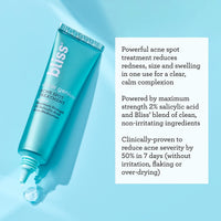 Thumbnail for Bliss Clear Genius Acne Spot Treatment – Maximum Strength 2% Salicylic Acid Shrinks Blemishes – Clean, Vegan, Cruelty-Free, 0.5 Fl Oz