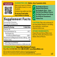 Thumbnail for Nature Made High Absorption Magnesium Citrate 200 mg per serving, Magnesium Supplement for Muscle, Nerve, Bone and Heart Support, 60 Magnesium Gummies, 30 Day Supply