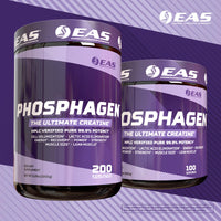 Thumbnail for EAS Phosphagen Ultimate Creatine Powder | Power, Strength, Muscle Size, & Cell Volumization | Pure 99.9% Potency | 100 Servings (Unflavored)