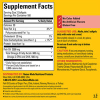 Thumbnail for Nature Made Burp Less Fish Oil Omega 3 Supplements, 1000mg Softgels, Omega 3 Fish Oil Supplements for Healthy Heart Support, 320 Softgels, 160 Day Supply