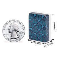 Thumbnail for Yellow Mountain Imports American Mahjong Set, “Atlantica” with Fabric Case, 4 Wooden Pusher Racks, Wind Indicator, Dice & Wright Patterson Count Scoring Coins