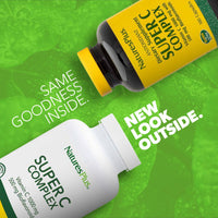 Thumbnail for NaturesPlus Super C Complex - 180 Capsules - 1000mg Vitamin C + 500mg Bioflavonoids - Vegan, Gluten Free - 90 Servings