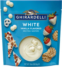 Thumbnail for Ghirardelli Melting Wafers Dark Chocolate and White - 10 Ounce - Variety Pack - Perfect for Dipping Fruit, Pretzels and Candy Making