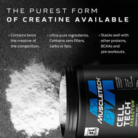 Thumbnail for MuscleTech Cell-Tech Creactor Creatine HCl Powder,Post Workout Muscle Builder for Men & Women ,Creatine Hydrochloride + Free-Acid,Unflavored (120 Servings),8.47 oz