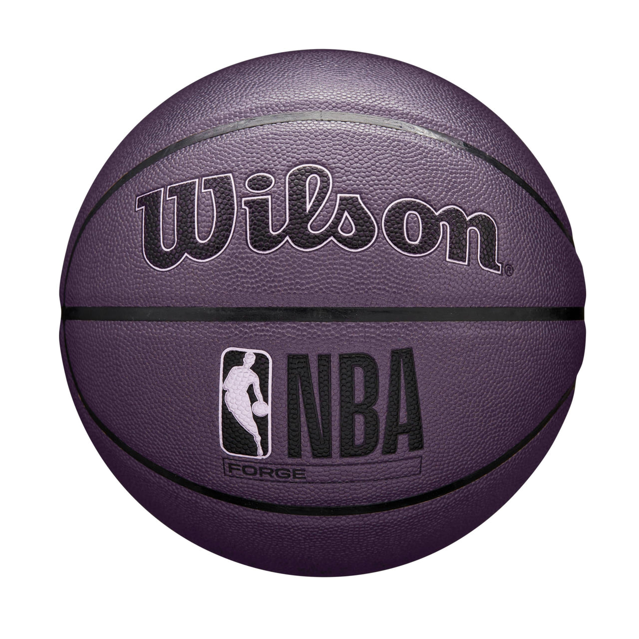 WILSON NBA Forge Indoor/Outdoor Basketball - Purple, Size 7-29.5"