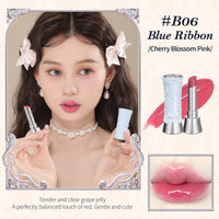 Thumbnail for Flower Knows Swan Ballet Shine Lipstick,Hydrating Solid Lip Gloss,Moisturizing Pink Tinted Lip Balm-Long Lasting Lip Gloss in Balm for Girls&Women(B06 Blue Ribbon)