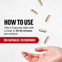 Thumbnail for Force Factor L-Arginine Nitric Oxide Supplement with BioPerine to Help Build Muscle and Support Stronger Blood Flow, Circulation, Nutrient Delivery, and Pumps, L-Arginine 3000mg, 3g, 150 Capsules