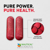 Thumbnail for Beet Root Capsules - 1200mg Per Serving - 200 Beet Root Powder Capsules - Beetroot Powder Supports Blood Pressure, Athletic Performance, Digestive, Immune System (Pure, Non-GMO & Gluten Free