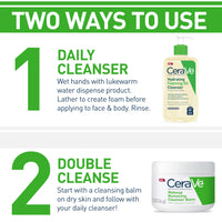 Thumbnail for CeraVe Hydrating Foaming Oil Cleanser, Moisturizing Cleanser for Face & Body, Squalane Oil + Hyaluronic Acid + Ceramides, For Dry to Very Dry Skin, Fragrance Free & Residue Free, 8 FL Oz