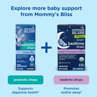 Thumbnail for Mommy's Bliss Baby Multivitamin + Iron, Daily Essential Baby Vitamins for Immune Support, Healthy Growth & Bone Development, Age 2 Months+, 30 ml
