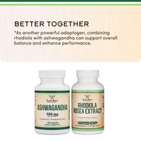 Thumbnail for Ashwagandha Capsules, 120 Count (500mg Extract 20:1 Potency) Adaptogen Stress Relief by Double Wood