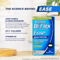 Thumbnail for Osteo Bi-Flex Ease Mini Tablet Triple Action UC-II Collagen Supplement with Vitamin D, Improve Joint Function, Strength, Flexibility, Mobility 28 Mini Tabs, 2 Pack