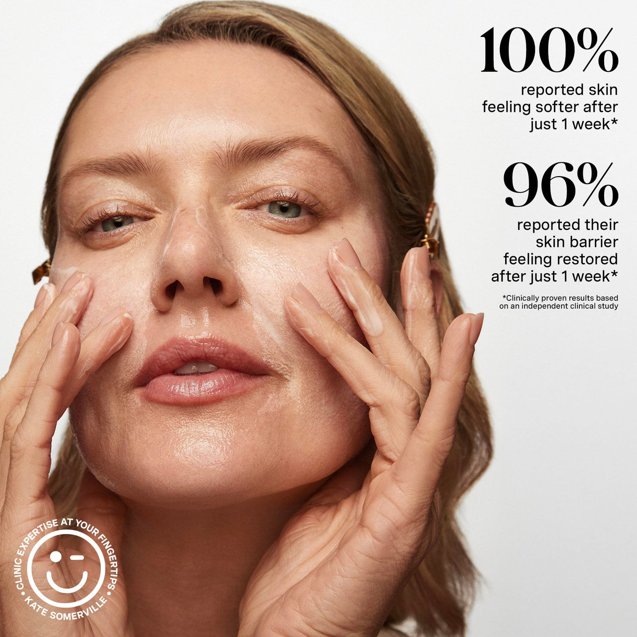 Kate Somerville DeliKate Soothing Cleanser – Clinically Proven Hydrating Face Wash – Gentle Irritation, Tightness and Redness Relief for Stressed or Sensitive Skin, 4 Fl Oz