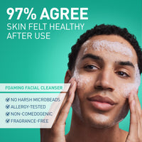 Thumbnail for CeraVe Foaming Facial Cleanser, Daily Face Wash for Oily Skin, Hyaluronic Acid + Ceramides + Niacinamide, Fragrance Free & Paraben Free, Non-Drying Oil Control Face Wash, 16 Fluid Ounces