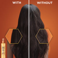 Thumbnail for Garnier Whole Blends Hair Honey Milk 450F Heat Protectant Spray, For All Hair Types With Up To 100 Hrs of Frizz Control, 8.5 Fl Oz, 2 Count