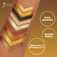 Thumbnail for Juvia's Place Palette The Warrior - Warm Golds, Browns & Bronzes, Shades of 9, Warm and Neutral Palette, Pigmented Makeup Palette Eye Color & Shine