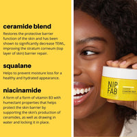 Thumbnail for Nip+Fab Ceramide Fix Cleansing Balm 2.53 Fl Oz, Makeup Removing Balm with Niacinamide and Biolin for Dry Sensitive and Aging Face Ski, Skin Barrier Support Fragrance Free Vegan, Hydrating
