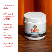 Thumbnail for KAL Hydro Magnesium Plus Electrolytes Powder - Tropical Fruit Punch - Sodium, Chloride, Potassium Supplement - Hydration & Cellular Energy Drink Mix - No Sugar - 60-Day Guarantee, 50 Servings, 9.4 OZ