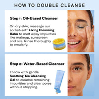 Thumbnail for Then I Met You Living Cleansing Balm, Melts Makeup & Sunscreen, Non-Stripping Zero Residue Oil Cleanser with Seaberry, Olive, Grape Seed Oils, Vit E & Persimmon, First-Step Clean Vegan Korean Skincare