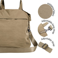 Thumbnail for ODODOS 19L Multi Hobo Bags 2.0 with 2 Straps for Women, Totes Handbags, Crossbody Shoulder Bags, Brown