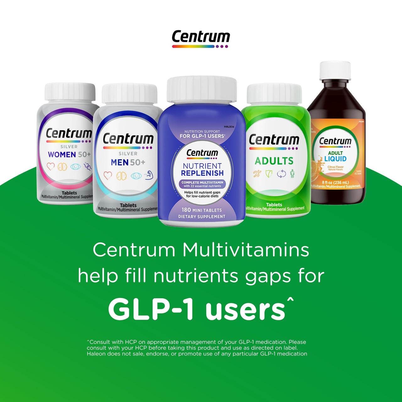 Centrum Adult Multivitamin/Multimineral Supplement with Antioxidants, Zinc, Vitamin D3 and B Vitamins, Gluten Free, Non-GMO Ingredients - 200 Count