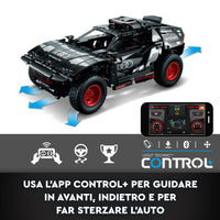 Thumbnail for LEGO Technic Audi RS Q e-tron 42160 Advanced Building Kit for Kids Ages 10 and Up, This Remote Controlled Car Toy Features App-Controlled Steering and Makes a Great Gift for Kids Who Love Engineering