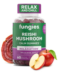 Thumbnail for Fungies Reishi Mushroom Gummies, Delicious Apple Flavor - Mushroom Herbal Supplement Gummy for Adults Supports Immune Health, Relaxation & Healthy Aging - Calming Gummies for Sleep - 60 Servings