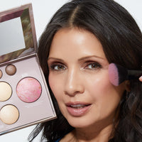 Thumbnail for LAURA GELLER NEW YORK Baked Starter Kit: Baked Balance-n-Brighten Powder Foundation, Fair and Best of the Best Palette Blush Bronzer Highlighter Eyeshadow and Retractable Kabuki Brush