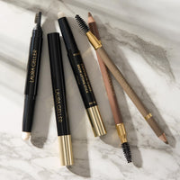 Thumbnail for LAURA GELLER NEW YORK Bravo Brows Soft Pencil + Brush, Medium Brown