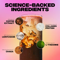 Thumbnail for Everyday Dose Premium Adaptogenic Mushroom Coffee with Grass-Fed Collagen, Chaga, Lions Mane & L-Theanine for Better Focus, Energy, Digestion, Skin, and Immunity 30 Servings