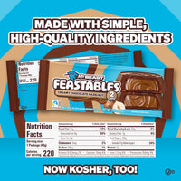 Thumbnail for MrBeast Feastables Hazelnut Cups, 24 Count, Milk Chocolate with Creamy Hazelnut Filling, 2-Cup Packs, Fairtrade Cocoa