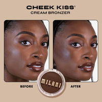Thumbnail for Milani Cheek Kiss Cream Bronzer, 140 - Mocha Moment, Vegan & Cruelty-Free, Made in Korea, Lightweight Glow, Soft Matte Finish