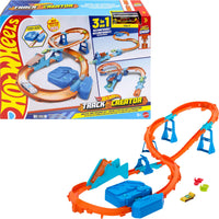Thumbnail for Hot Wheels Track Creator Boosted Jump Speedway Set & Toy Car