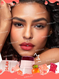 Thumbnail for SHEGLAM Jelly-Licious Hydrating Lip & Blush Tint-Coucou