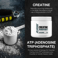 Thumbnail for RAW Nutrition Creatine Monohydrate Powder, Unflavored (30 Servings) - Micronized Creatine Monohydrate Supplement for Workout Performance, Build Muscle & Strength - Creatine Powder for Men & Women