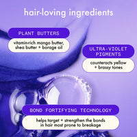 Thumbnail for amika bust your brass cool blonde strength repair shampoo, 275ml