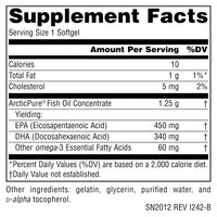 Thumbnail for Source Naturals ArcticPure Ultra Potency 850 mg Omega-3 Fish Oil - 30 Softgels
