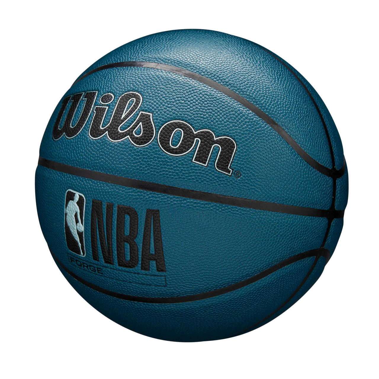 WILSON NBA Forge Indoor/Outdoor Basketball - Teal, Size 6-28.5"